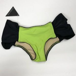 Neon green bikini bottom